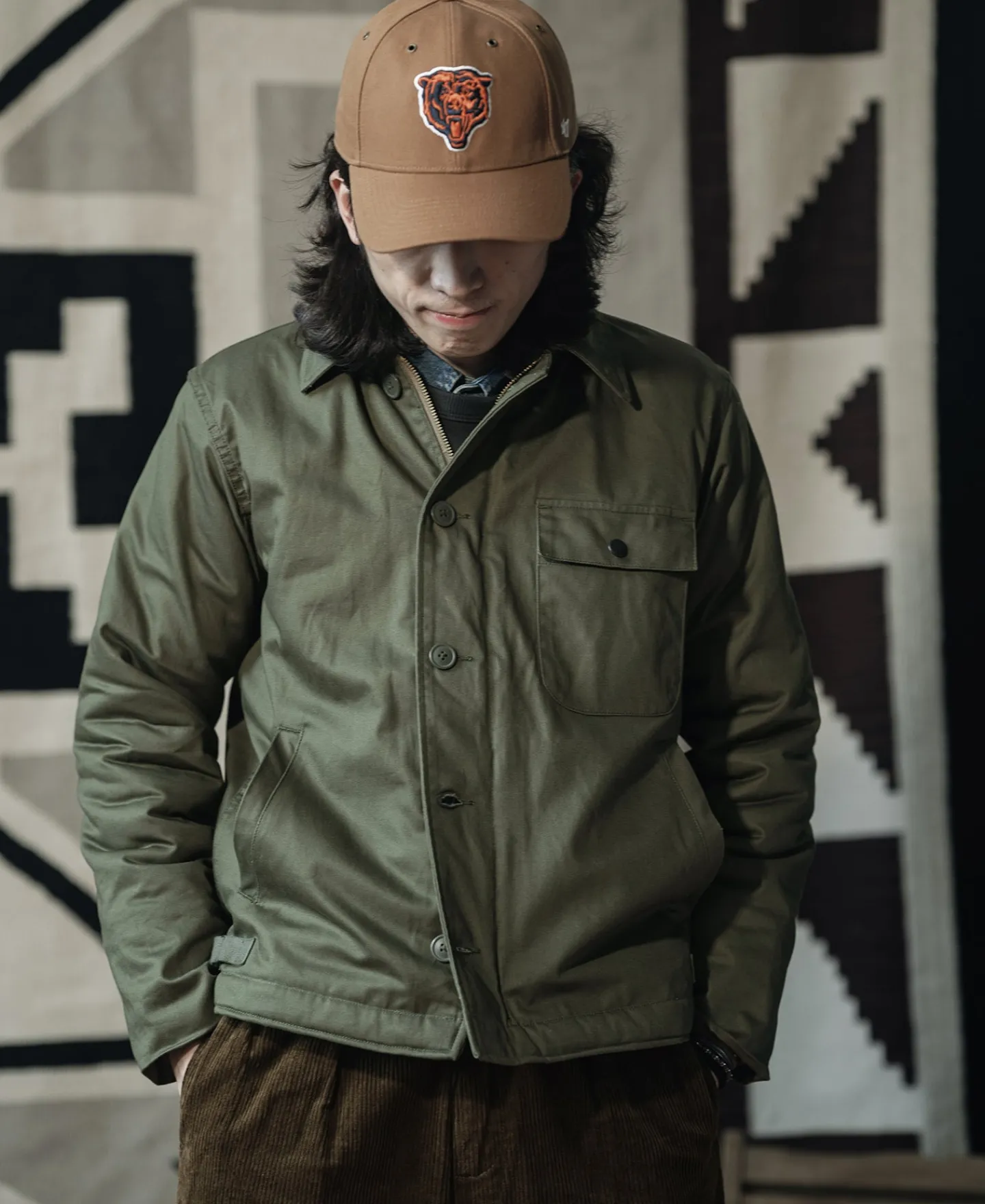 Bronson Mfg Final Version USN A-2 Deck Jacket (Polyester Lamb Wool)> Jackets & Coats