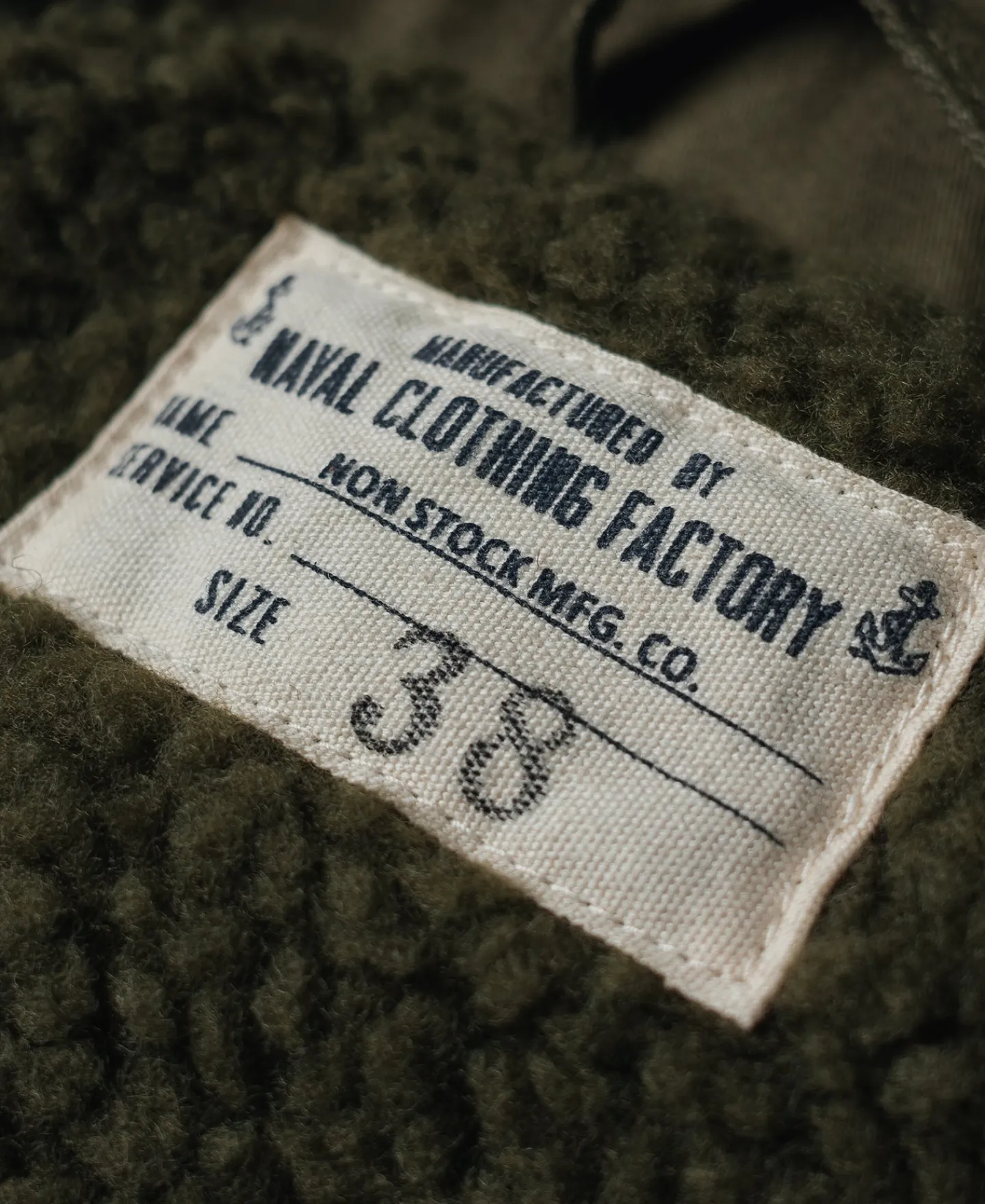 Bronson Mfg Final Version USN A-2 Deck Jacket (Polyester Lamb Wool)> Jackets & Coats