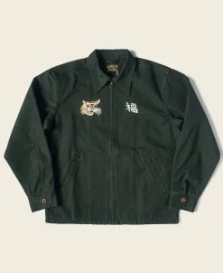 Bronson Mfg Fox Embroidery Vietnam Souvenir Jacket> Jackets & Coats