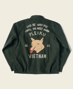 Bronson Mfg Fox Embroidery Vietnam Souvenir Jacket> Jackets & Coats