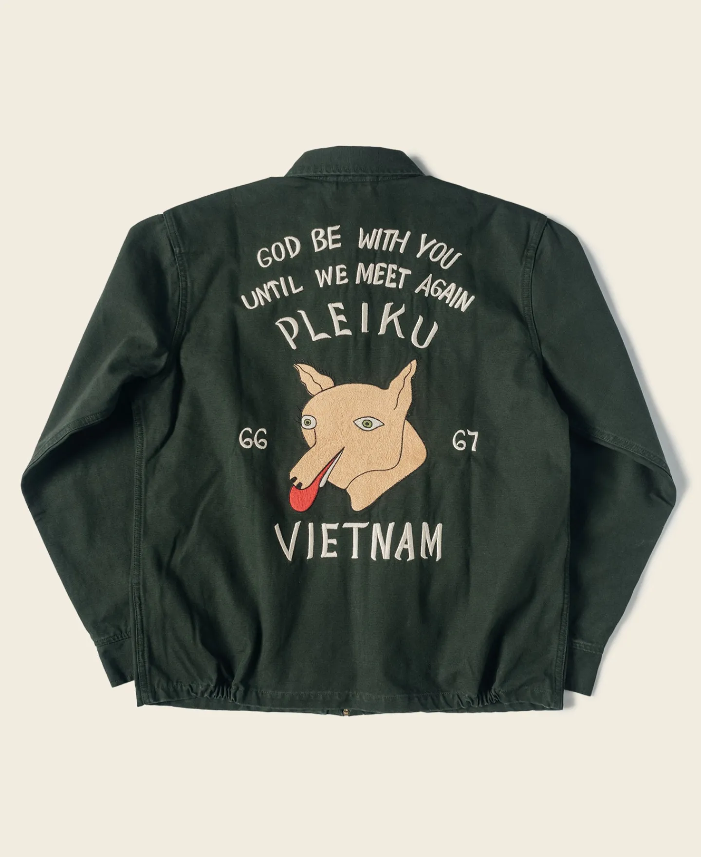Bronson Mfg Fox Embroidery Vietnam Souvenir Jacket> Jackets & Coats