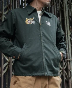 Bronson Mfg Fox Embroidery Vietnam Souvenir Jacket><noscript><img width=