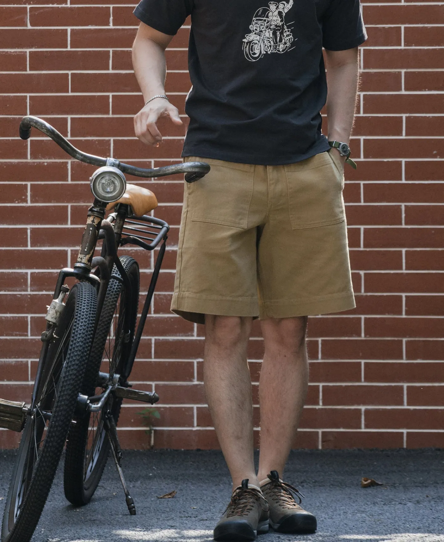 Bronson Mfg French Army Dispatch Motorcycle Shorts> Shorts