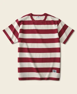 Bronson Mfg Heavyweight Cotton Wide Striped T-Shirt -> Short Sleeve T-Shirts