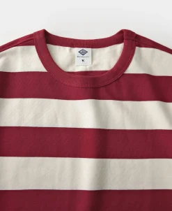 Bronson Mfg Heavyweight Cotton Wide Striped T-Shirt -><noscript><img width=