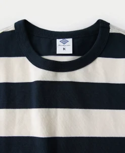 Bronson Mfg Heavyweight Cotton Wide Striped T-Shirt -><noscript><img width=