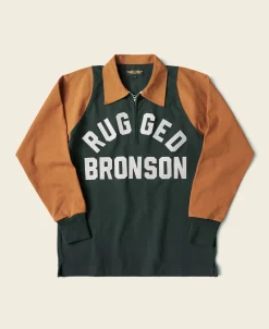 Bronson Mfg Heavyweight Two-Tone Racing Jersey T-Shirt -> Long Sleeve T-Shirts|Graphic T-Shirts
