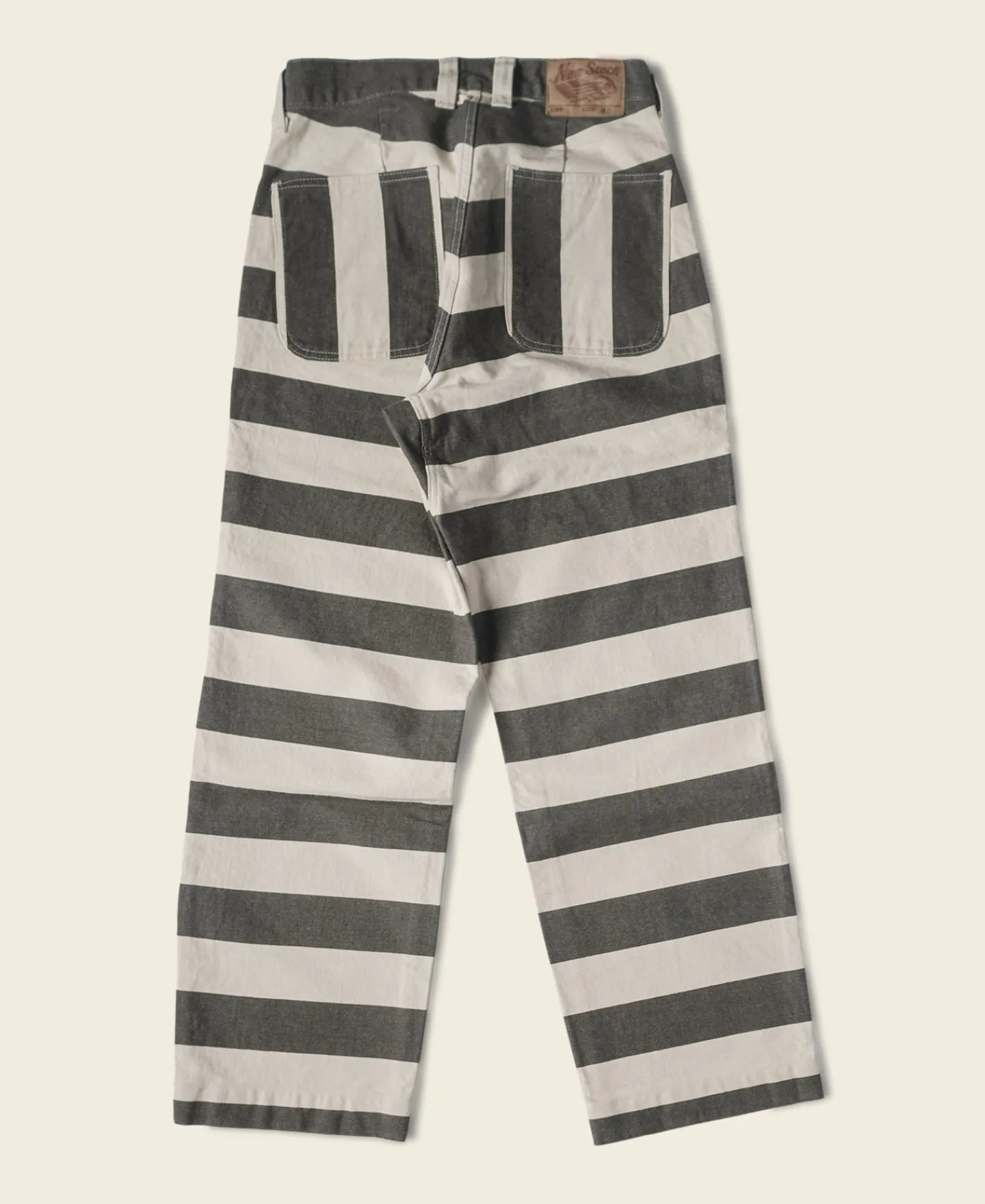 Bronson Mfg Heavyweight Wide Striped Prisoner Pants> Pants & Trousers