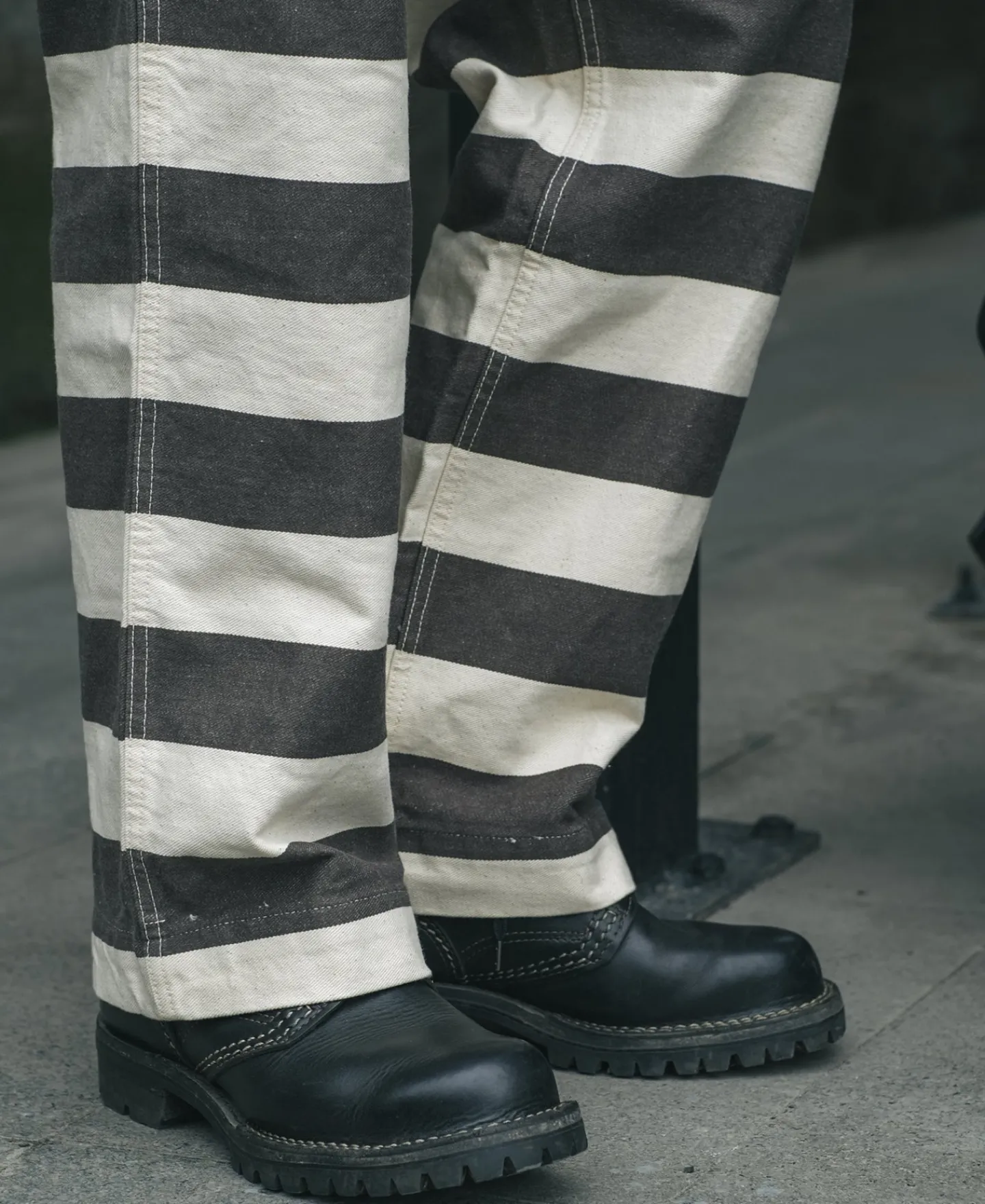 Bronson Mfg Heavyweight Wide Striped Prisoner Pants> Pants & Trousers