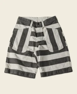 Bronson Mfg Heavyweight Wide Striped Prisoner Shorts> Shorts