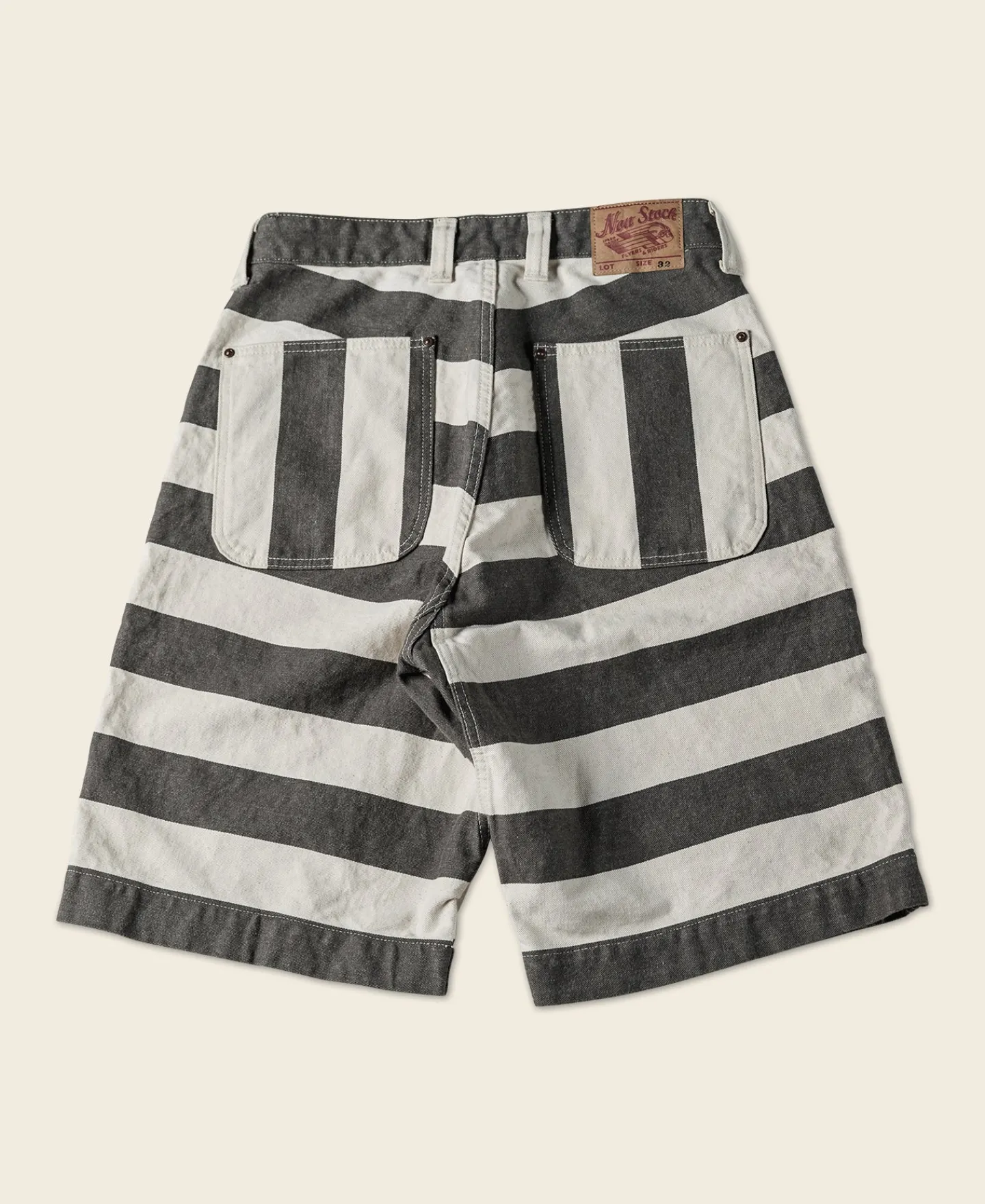Bronson Mfg Heavyweight Wide Striped Prisoner Shorts> Shorts
