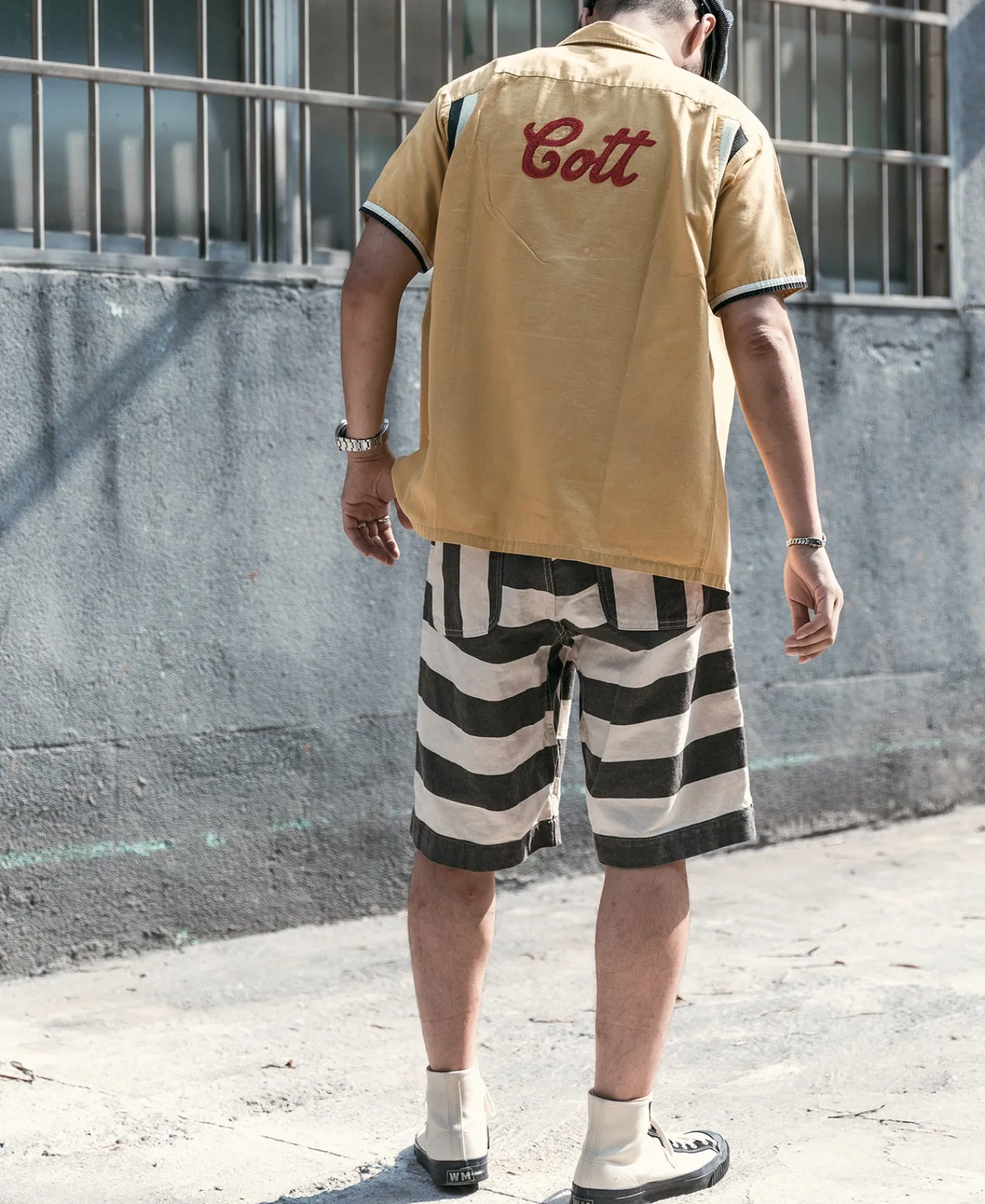 Bronson Mfg Heavyweight Wide Striped Prisoner Shorts> Shorts