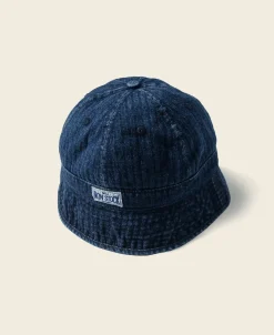 Bronson Mfg Herringbone Denim Bucket Hat> Hats & Caps