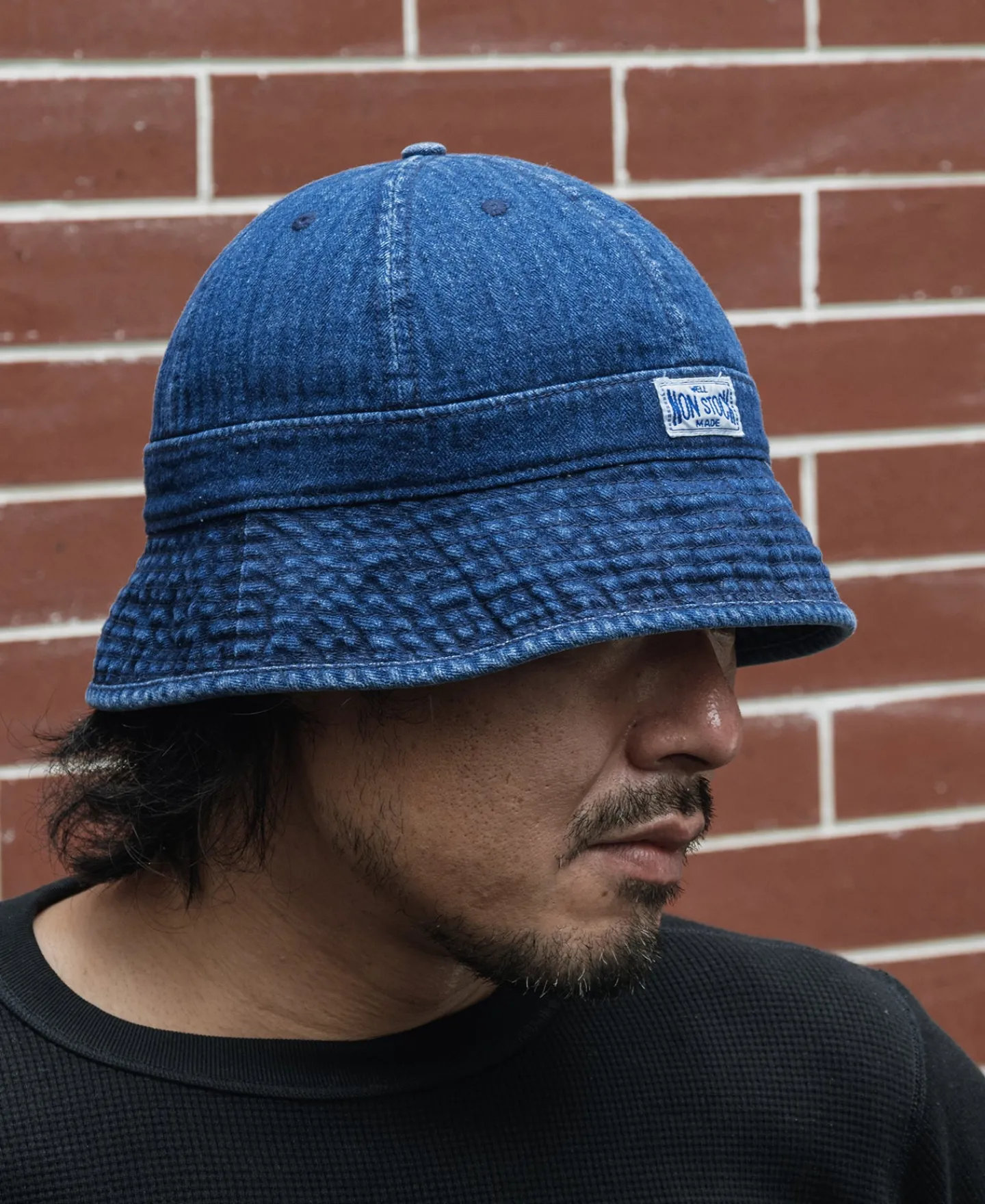 Bronson Mfg Herringbone Denim Bucket Hat> Hats & Caps
