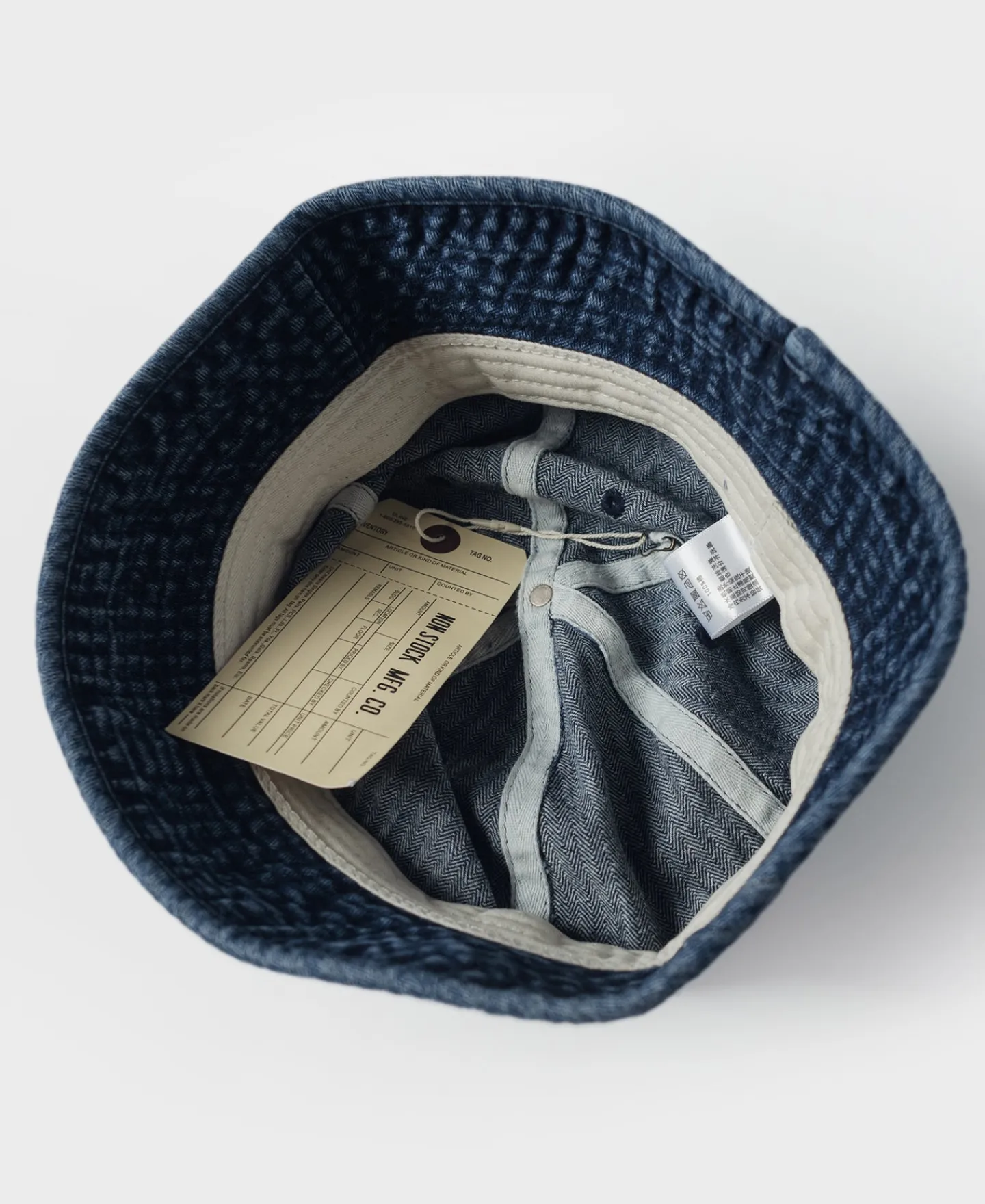 Bronson Mfg Herringbone Denim Bucket Hat> Hats & Caps