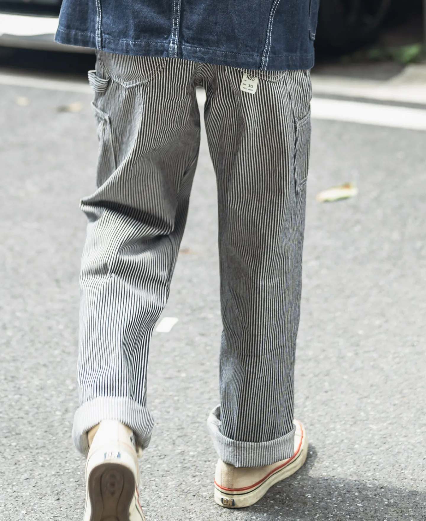 Bronson Mfg Hickory Stripe Carpenter Pants> Pants & Trousers
