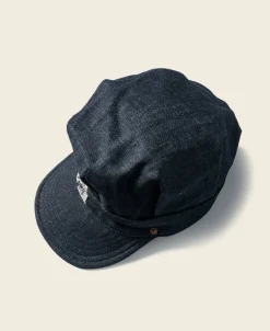 Bronson Mfg Denim Railroad Engineer Cap> Hats & Caps