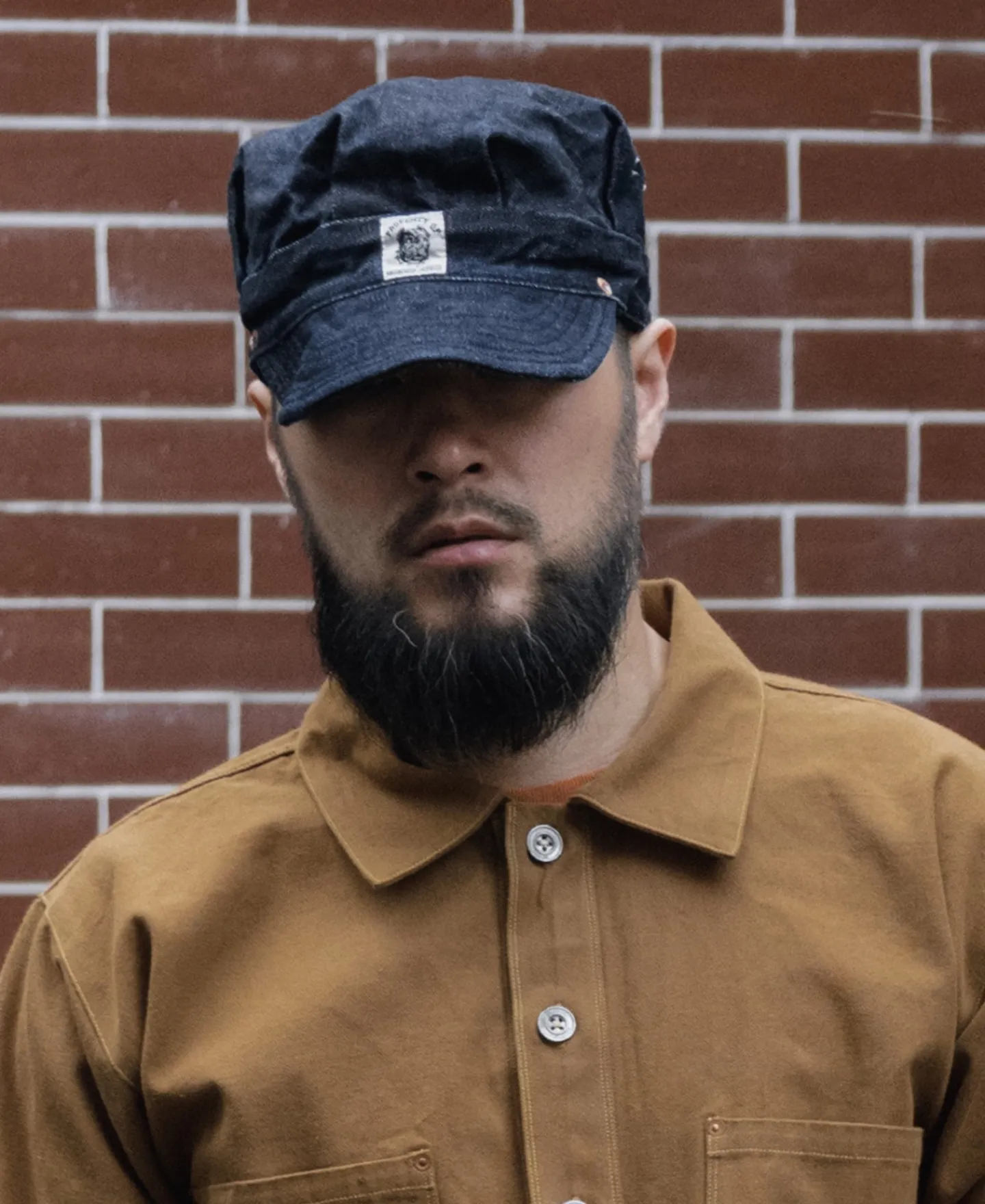 Bronson Mfg Denim Railroad Engineer Cap> Hats & Caps