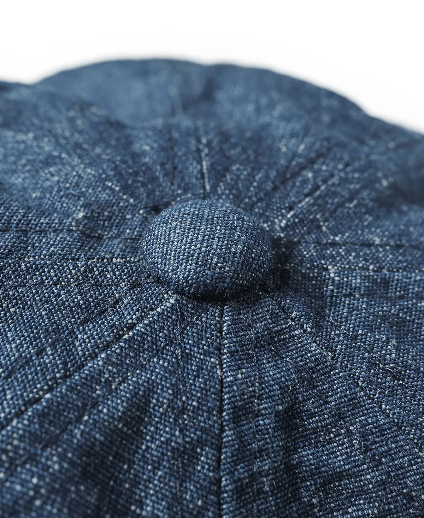 Bronson Mfg Indigo Linen and Cotton-Blend Newsboy Cap> Hats & Caps