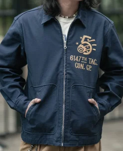 Bronson Mfg Korean War 6147th TAG. CON. GP. Mosquito Club Tour Jacket><noscript><img width=