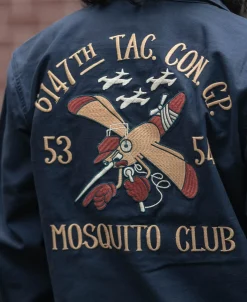 Bronson Mfg Korean War 6147th TAG. CON. GP. Mosquito Club Tour Jacket><noscript><img width=
