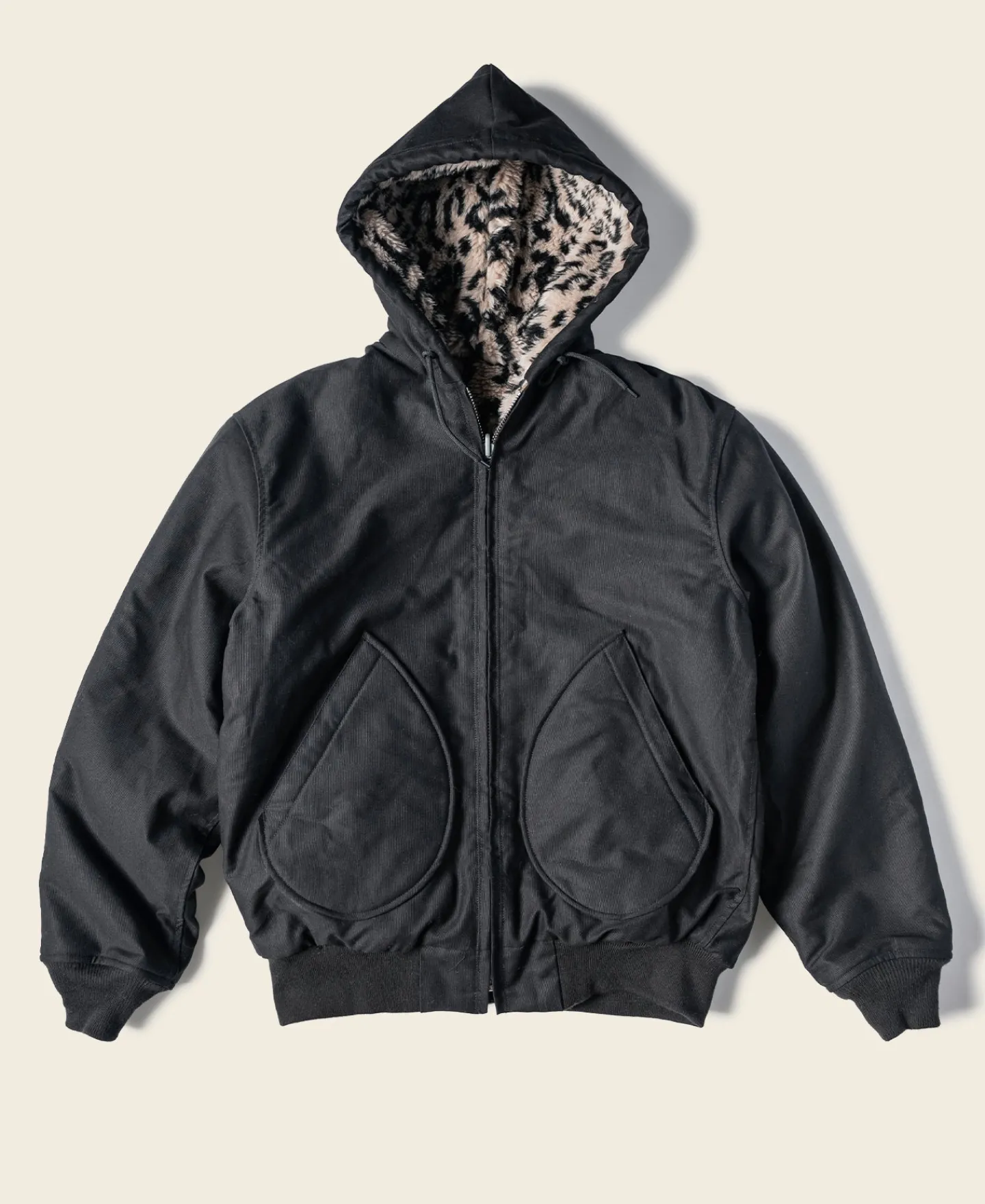 Bronson Mfg Leopard Print Reversible Deck Jacket -> Jackets & Coats