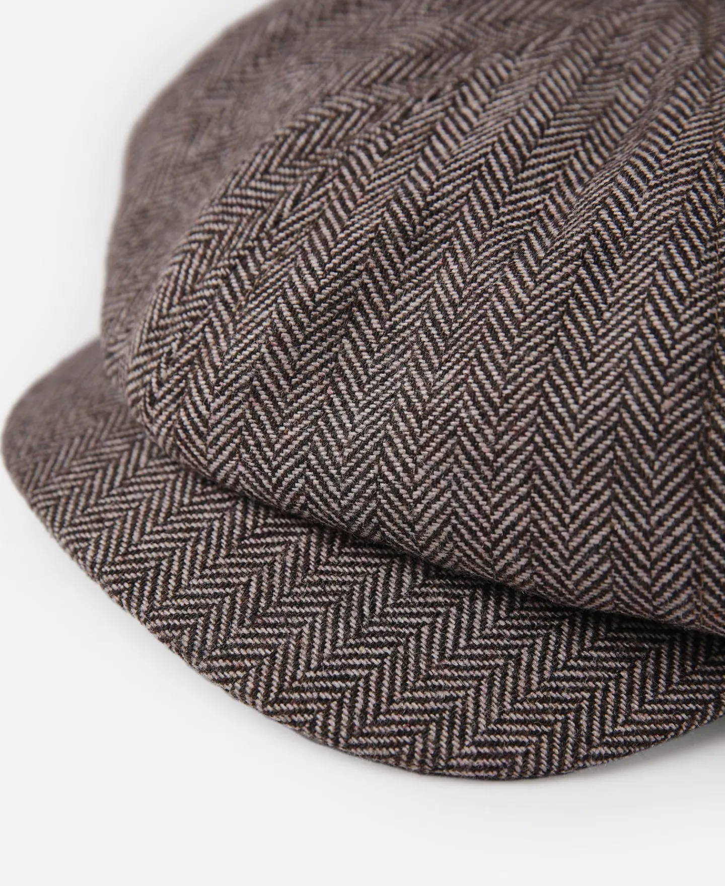 Bronson Mfg Light Herringbone Wool Newsboy Cap> Hats & Caps
