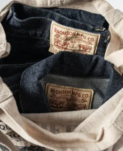 Bronson Mfg Lightweight Linen Tote Bag><noscript><img width=