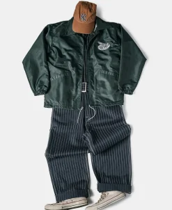 Bronson Mfg Logo-Appliqued Nylon Coach Jacket - Green><noscript><img width=