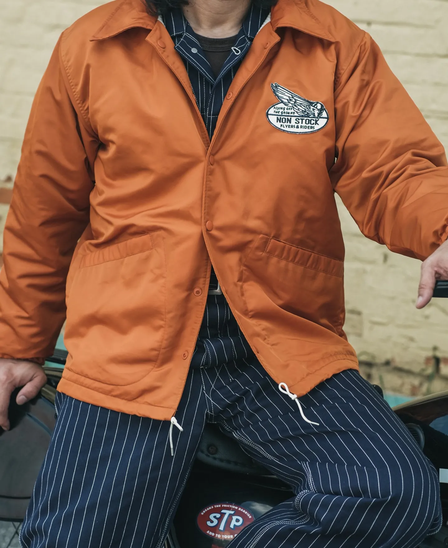 Bronson Mfg Logo-Appliqued Nylon Coach Jacket -> Jackets & Coats