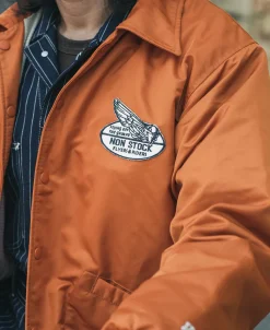 Bronson Mfg Logo-Appliqued Nylon Coach Jacket -><noscript><img width=