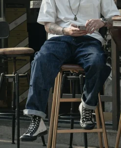 Bronson Mfg Loose Climbers' Pants - Denim Blue><noscript><img width=