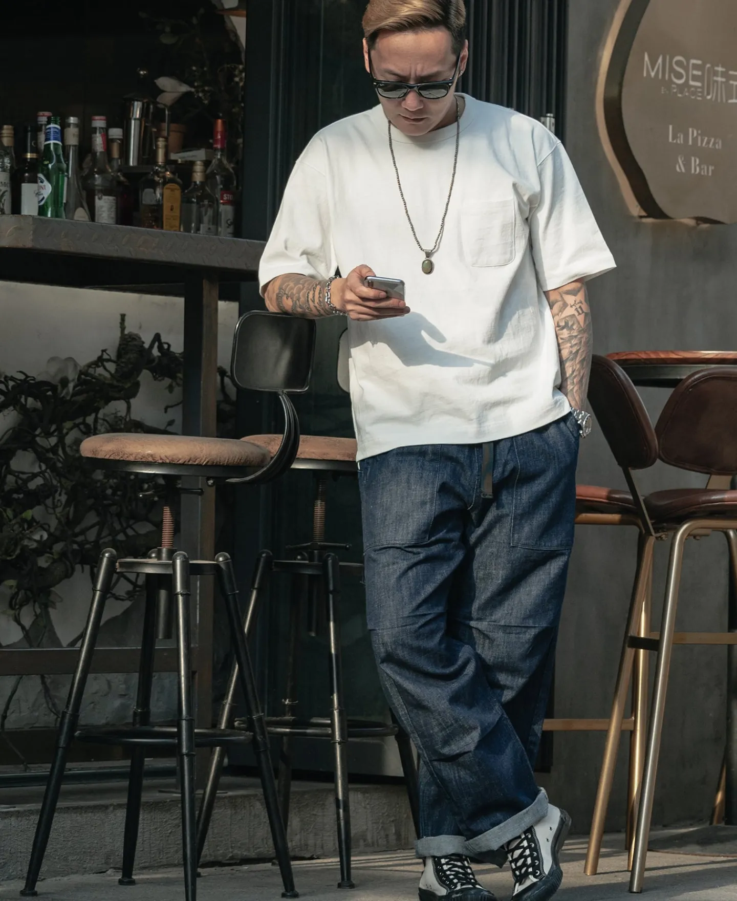 Bronson Mfg Loose Climbers' Pants - Denim Blue> Pants & Trousers