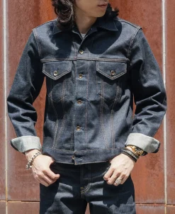 Bronson Mfg Lot 601 1969 Model 3rd Selvedge Denim Jacket><noscript><img width=