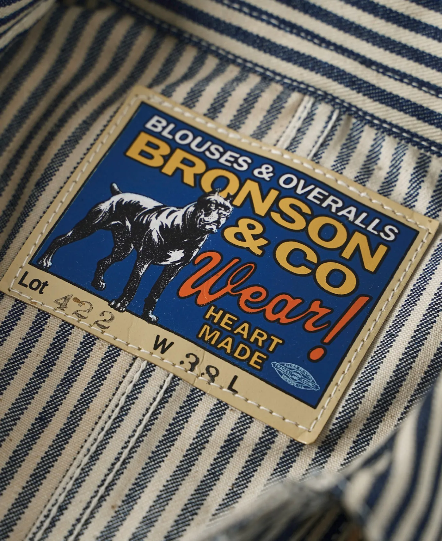 Bronson Mfg Lot 422 Express Stripe Chore Coat> Jackets & Coats