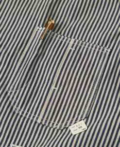 Bronson Mfg Lot 422 Express Stripe Chore Coat><noscript><img width=