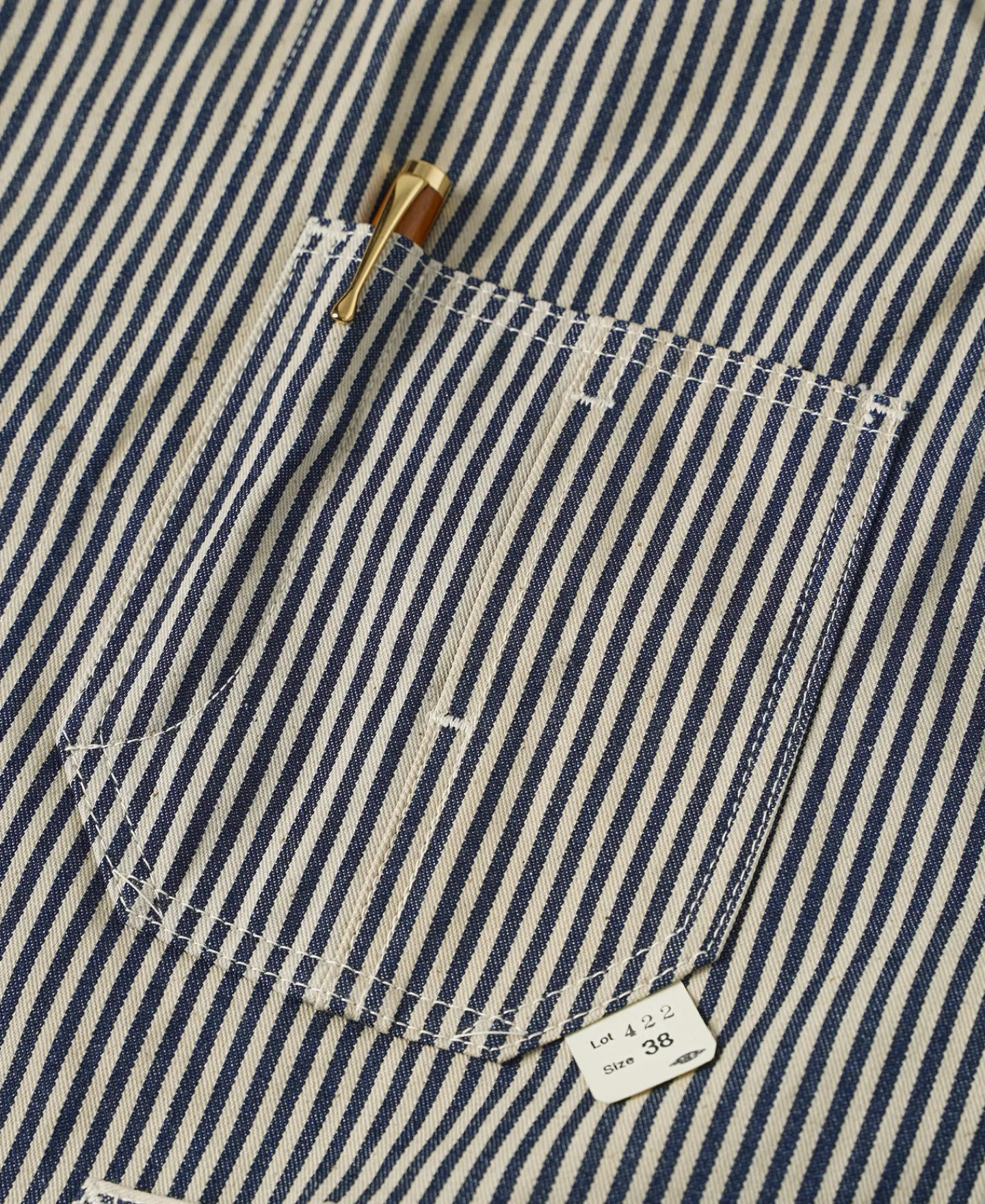 Bronson Mfg Lot 422 Express Stripe Chore Coat> Jackets & Coats