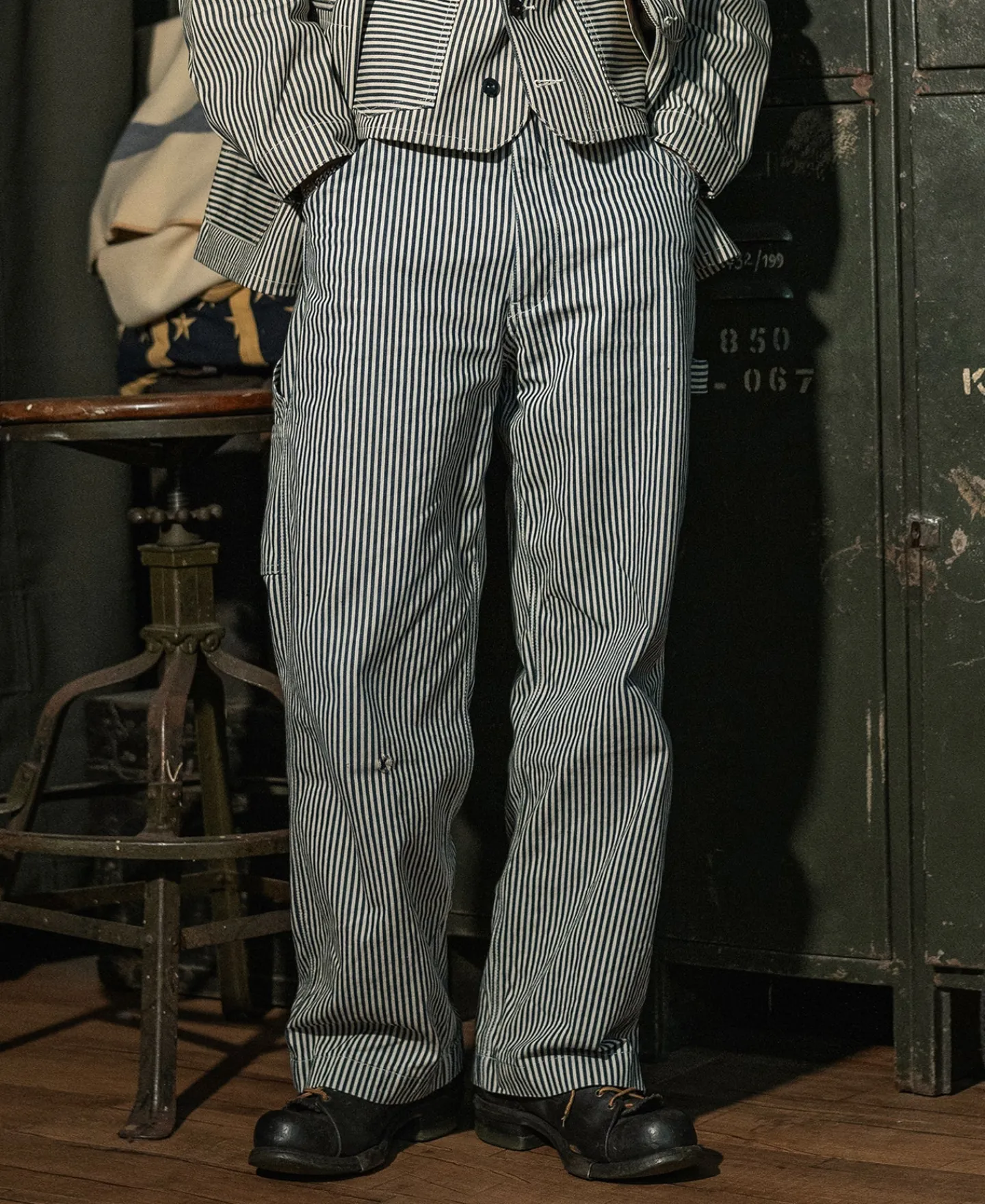 Bronson Mfg Lot 421 Express Stripe Pants> Pants & Trousers