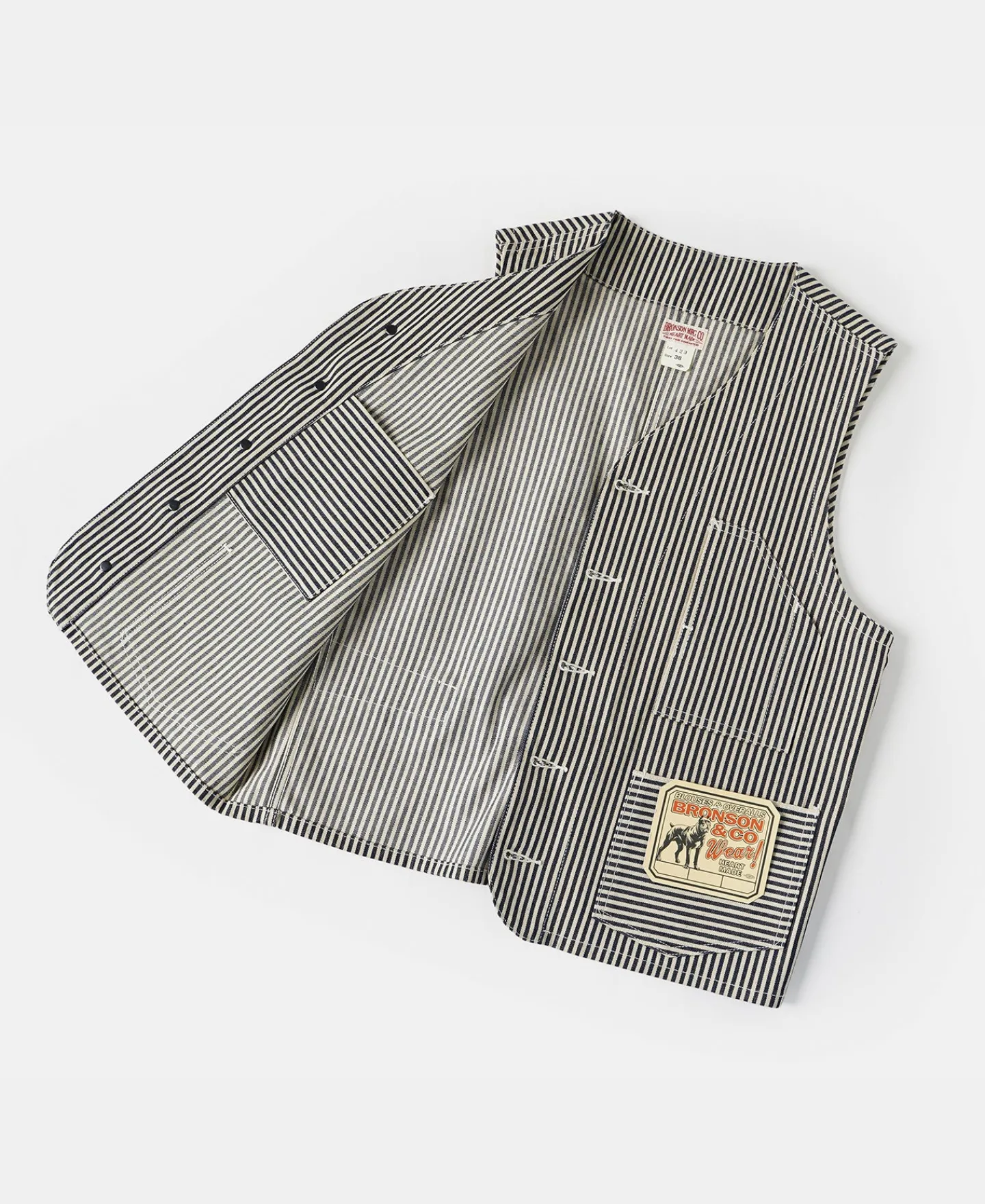 Bronson Mfg Lot 423 Express Stripe Vest> Vests