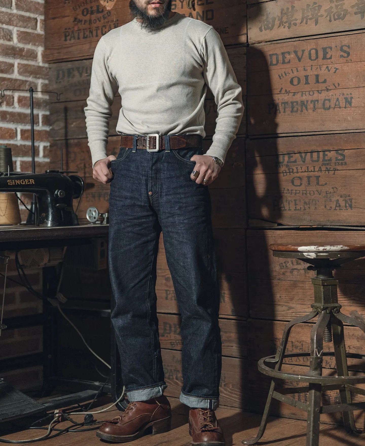 Bronson Mfg Lot 808XX 1937 Model Selvedge Denim Jeans> Jeans|Pants & Trousers