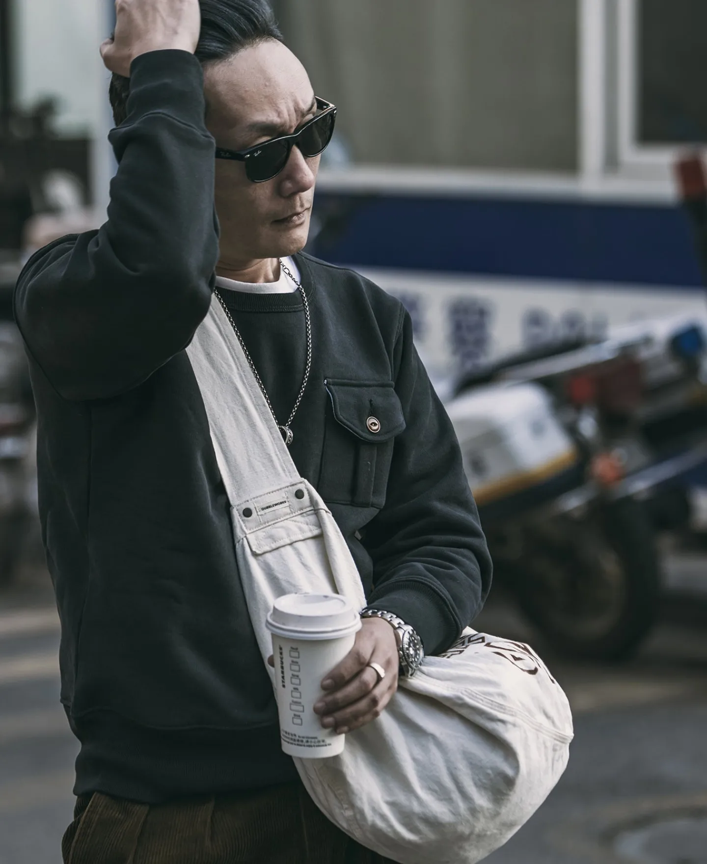 Bronson Mfg Military Pocket Sweatshirt -> Sweatshirts & Hoodies