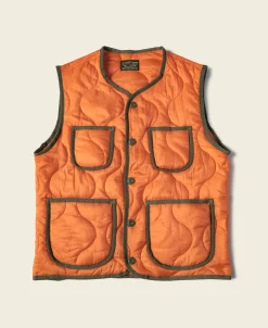 Bronson Mfg Military Style Quilted Padded Ripstop Nylon Vest -> Vests