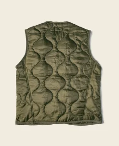 Bronson Mfg Military Style Quilted Padded Ripstop Nylon Vest -> Vests