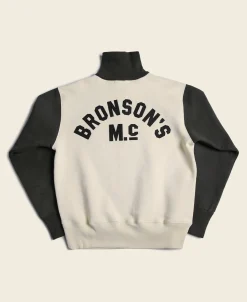 Bronson Mfg Motorcycle Turtle Zip Jersey Overweight Sweatshirt -> Sweatshirts & Hoodies