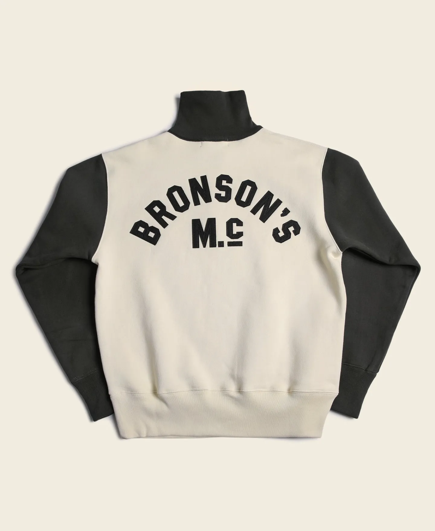 Bronson Mfg Motorcycle Turtle Zip Jersey Overweight Sweatshirt -> Sweatshirts & Hoodies