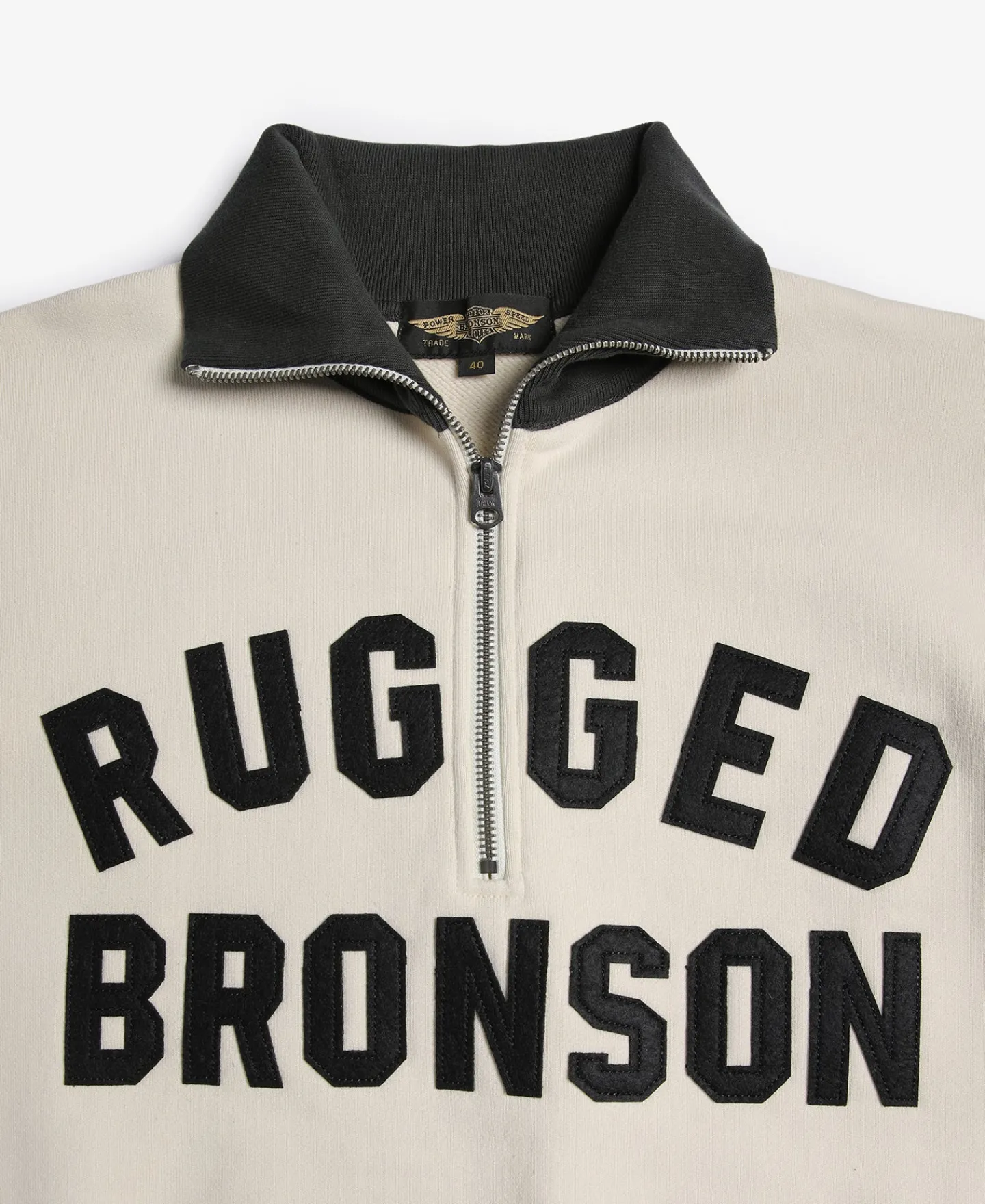 Bronson Mfg Motorcycle Turtle Zip Jersey Overweight Sweatshirt -> Sweatshirts & Hoodies