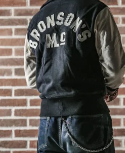 Bronson Mfg Motorcycle Turtle Zip Jersey Overweight Sweatshirt -><noscript><img width=