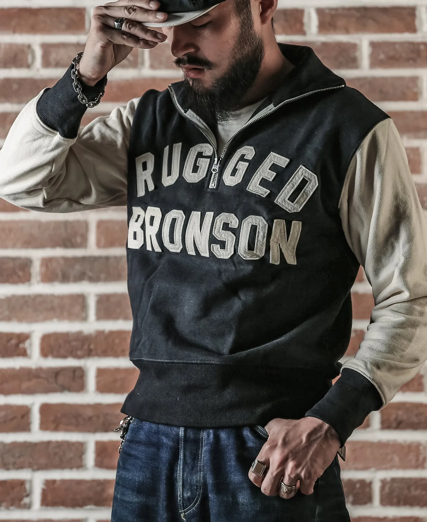 Bronson Mfg Motorcycle Turtle Zip Jersey Overweight Sweatshirt -> Sweatshirts & Hoodies