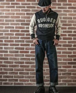 Bronson Mfg Motorcycle Turtle Zip Jersey Overweight Sweatshirt -><noscript><img width=
