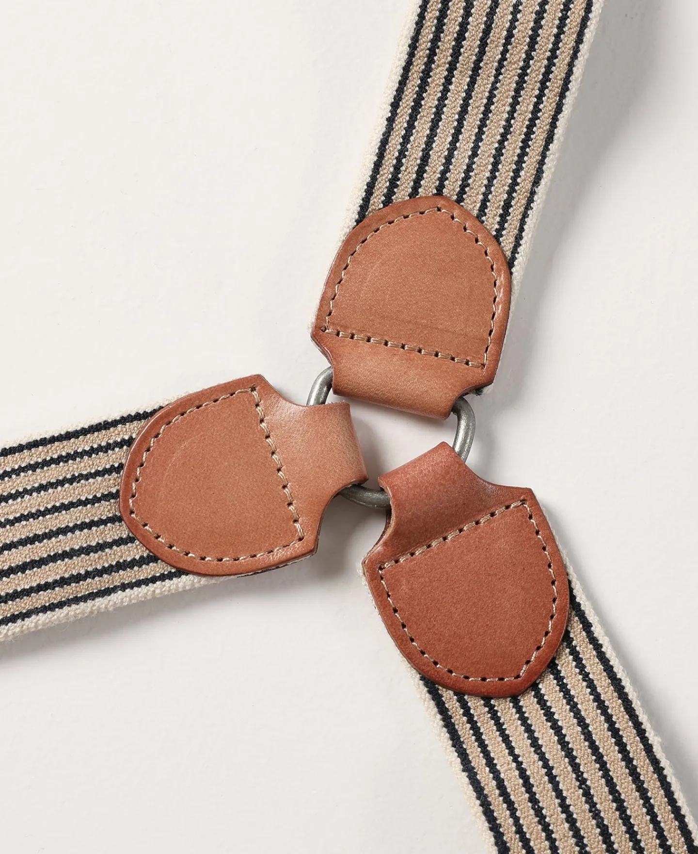 Bronson Mfg Old-Time Y-Back Leather Button Suspenders -> Others